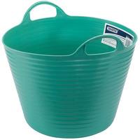 draper 49102 28l multi purpose flexible bucket green