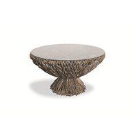 driftwood round coffee table