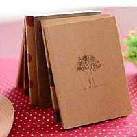 dream time kraft paper cover diary notebookrandom color