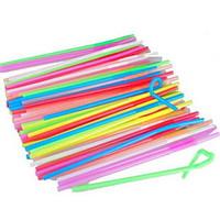 Drinkware 80 PP Juice Smoothie Straws(80 Straws)