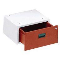 DRAWER UNIT SINGLE RED DRAWERS 420x420x210mm