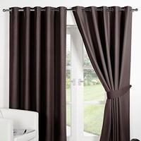 dreamscene ring top fully lined pair thermal blackout eyelet curtain c ...