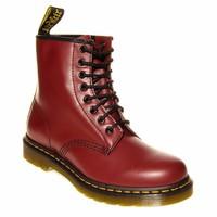 Dr Martens 1460 Cherry Red Leather New Unisex Mens Womens Boots Shoes-11
