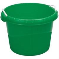 draper 22311 45l bucket with rope handles green