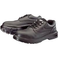 Draper 49466 Composite Toecap and Mid-Sole Black Leather Work Safety Shoe (Size 9)