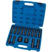 Draper Expert 04269 16-Piece 3/4-Inch and 1-Inch Square Drive Impact Socket and Bit Set