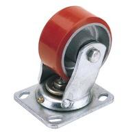 Draper 65523 100 mm-Diameter Polyurethane Castor Swivel Plate Fixing