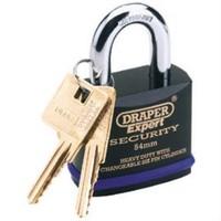 Draper 64194 Heavy Duty Solid Steel Padlock 61 Millimeters