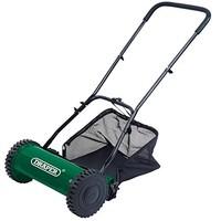 draper 84749 380 mm hand lawn mower green