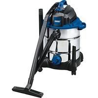 Draper WDV30SSA Wet & Dry Vacuum Cleaner with 30 Litre Stainles Steel Tank 1400w 240v