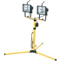 Draper 03126 HL800C/TA Twin Halogen Worklamps On Telescopic Stand 400W