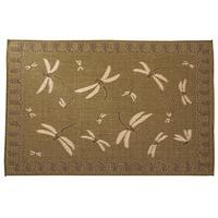 Dragonfly Outdoor Rug, 120 x 170cm, Green, Polypropylene