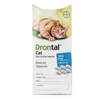 drontal worming tablets for cats 6 tablets