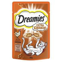 Dreamies Cat Treats Extra Crunch with Chicken 60g