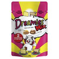 Dreamies Cat Treats Beef and Cheese Mix 60g