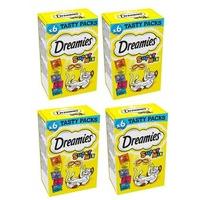 Dreamies Supermix 6 x 30g Packs Of Dreamies Cat Treats - Bulk Buy (4 Boxes)