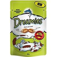 dreamies cat treats with turkey 60g pack of 6