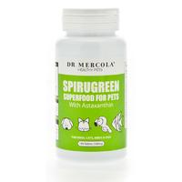 dr mercola healthy pets spirugreen with astaxanthin 180 tablets