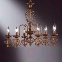 Dresden Chandelier Country House Six Bulbs
