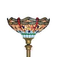 Dragonfly Tiffany-style floor lamp