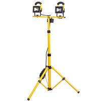 Draper Draper CL2X10T/110 Twin COB LED Worklamp With Stand (110V)