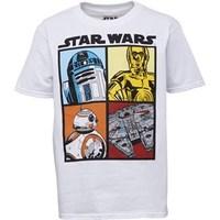 Droids And Ships Star Wars Boys T-Shirt White