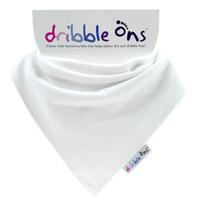 Dribble Ons Dribble Bib - White