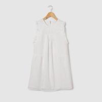 Dress with Ruffled Sleeves, 10 - 16 Yrs