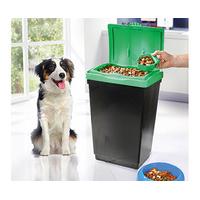 dry pet food storage bin large