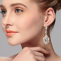 Drop Earrings Women\'s Alloy Earring Rhinestone