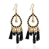 Drop Earrings Hoop Earrings Earrings Set Jewelry Women Wedding Party Daily Acrylic 1 pair Black White Blue