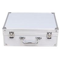 Dragonhawk Large Size White Aluminum Tattoo Kit Case Traveling Convention Carry