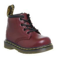 Dr. Martens Lace boots Inside Zip Brooklee (k) CHERRY RED LEATHER