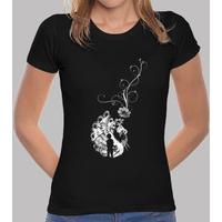 dreams black t shirt woman