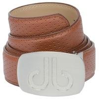 druh players collection belt with db oval big buckle brown