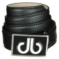 Druh Players Collection Belt with Double Infill Buckle Black