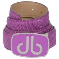 Druh Players Collection Belt with DB Oval Big Buckle Purple