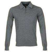 Druh Long Sleeve Polo Jumper Grey