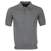 Druh Short Sleeve Polo Jumper Grey