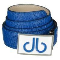 Druh Players Collection Belt with Double Infill Buckle Blue