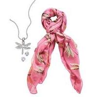Dragonfly Jewellery Set With Free Scarf