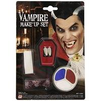 Dracula Makeup Set With Fangs For Face & Body Paints & Fancy Dress Disguises