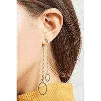 Drop Hoop Earrings