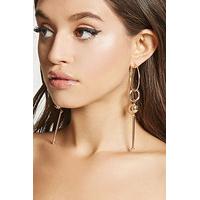 Drop Hoop Earrings