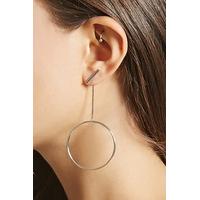 Drop Hoop Earrings