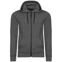 Dryden Diamond Quilted Hoodie in Charcoal - Dissident