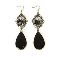 Drop Earrings Gemstone Crystal Alloy Drop Jewelry Daily Casual 1 pair