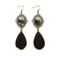 drop earrings gemstone crystal alloy drop jewelry daily casual 1 pair