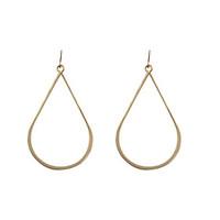 Drop Earrings Alloy Circle Fashion Oval Gold Jewelry Wedding Party Halloween Daily Casual Sports 1 pair