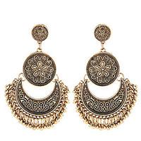Drop Earrings Alloy Statement Jewelry Fashion Drop Gold Silver Jewelry Daily 1 pair